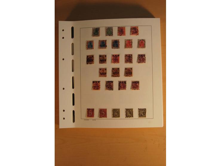 1872/1945, überwiegend gestempelte Sammlung mit vielen guten Werten, Sätzen und Blocks u.a. Block 2 gestempelt, (rep.), Fotoa