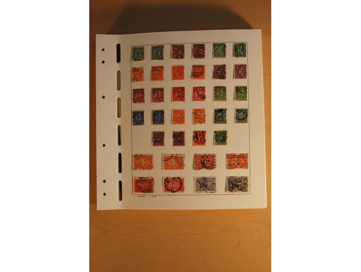 1872/1945, überwiegend gestempelte Sammlung mit vielen guten Werten, Sätzen und Blocks u.a. Block 2 gestempelt, (rep.), Fotoa