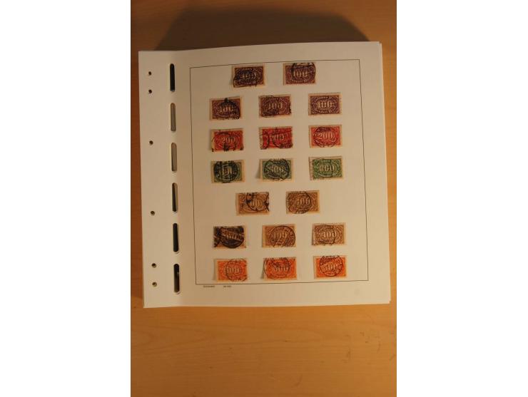 1872/1945, überwiegend gestempelte Sammlung mit vielen guten Werten, Sätzen und Blocks u.a. Block 2 gestempelt, (rep.), Fotoa