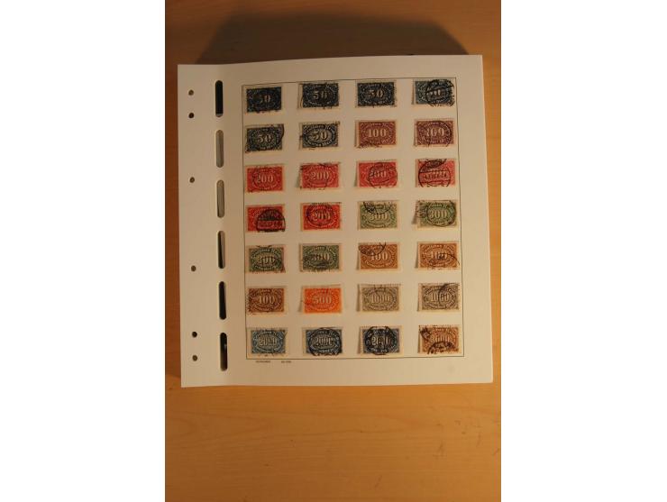 1872/1945, überwiegend gestempelte Sammlung mit vielen guten Werten, Sätzen und Blocks u.a. Block 2 gestempelt, (rep.), Fotoa