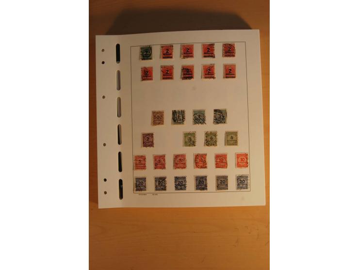 1872/1945, überwiegend gestempelte Sammlung mit vielen guten Werten, Sätzen und Blocks u.a. Block 2 gestempelt, (rep.), Fotoa