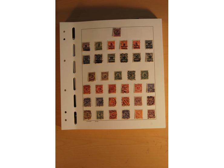 1872/1945, überwiegend gestempelte Sammlung mit vielen guten Werten, Sätzen und Blocks u.a. Block 2 gestempelt, (rep.), Fotoa