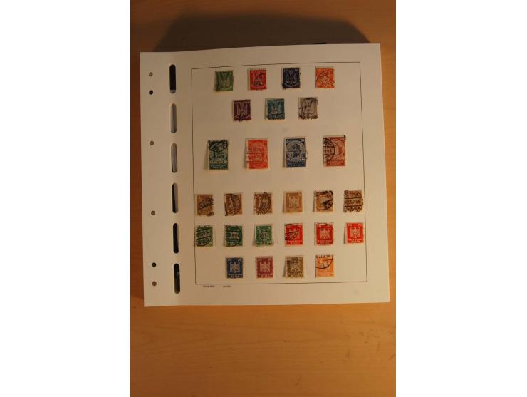 1872/1945, überwiegend gestempelte Sammlung mit vielen guten Werten, Sätzen und Blocks u.a. Block 2 gestempelt, (rep.), Fotoa