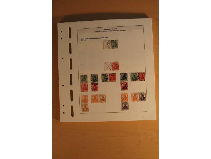 1872/1945, überwiegend gestempelte Sammlung mit vielen guten Werten, Sätzen und Blocks u.a. Block 2 gestempelt, (rep.), Fotoa