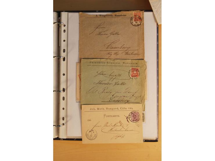 1872/1932, gestempelte Sammlung mit Mi.-Nr. 24 (Fotoattest Hennies BPP), 28 (Fotoattest Sommer BPP), Bl.1 etc., dabei auch et