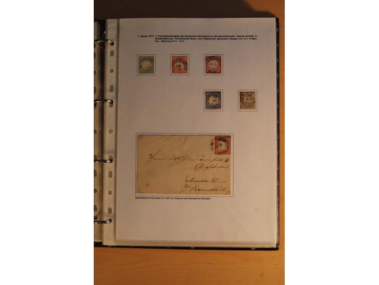 1872/1932, gestempelte Sammlung mit Mi.-Nr. 24 (Fotoattest Hennies BPP), 28 (Fotoattest Sommer BPP), Bl.1 etc., dabei auch et