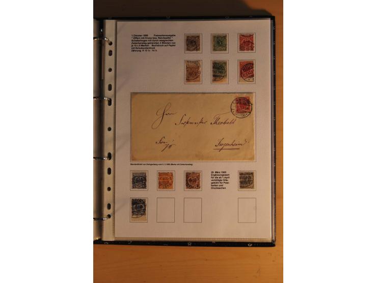1872/1932, gestempelte Sammlung mit Mi.-Nr. 24 (Fotoattest Hennies BPP), 28 (Fotoattest Sommer BPP), Bl.1 etc., dabei auch et