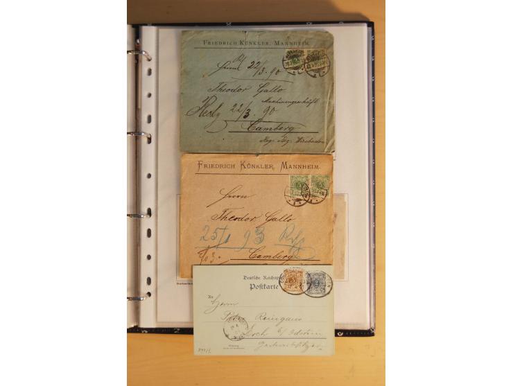 1872/1932, gestempelte Sammlung mit Mi.-Nr. 24 (Fotoattest Hennies BPP), 28 (Fotoattest Sommer BPP), Bl.1 etc., dabei auch et