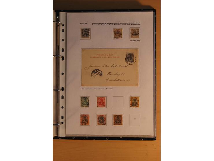 1872/1932, gestempelte Sammlung mit Mi.-Nr. 24 (Fotoattest Hennies BPP), 28 (Fotoattest Sommer BPP), Bl.1 etc., dabei auch et