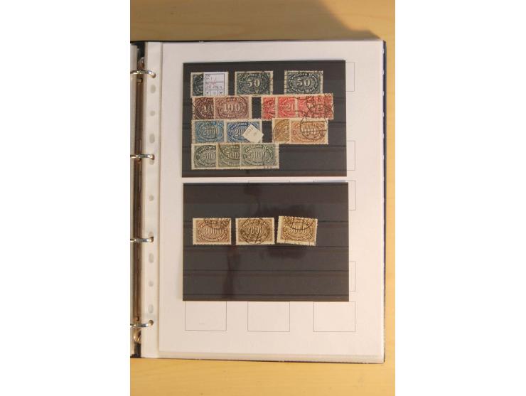1872/1932, gestempelte Sammlung mit Mi.-Nr. 24 (Fotoattest Hennies BPP), 28 (Fotoattest Sommer BPP), Bl.1 etc., dabei auch et