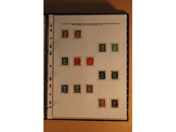 1872/1932, gestempelte Sammlung mit Mi.-Nr. 24 (Fotoattest Hennies BPP), 28 (Fotoattest Sommer BPP), Bl.1 etc., dabei auch et