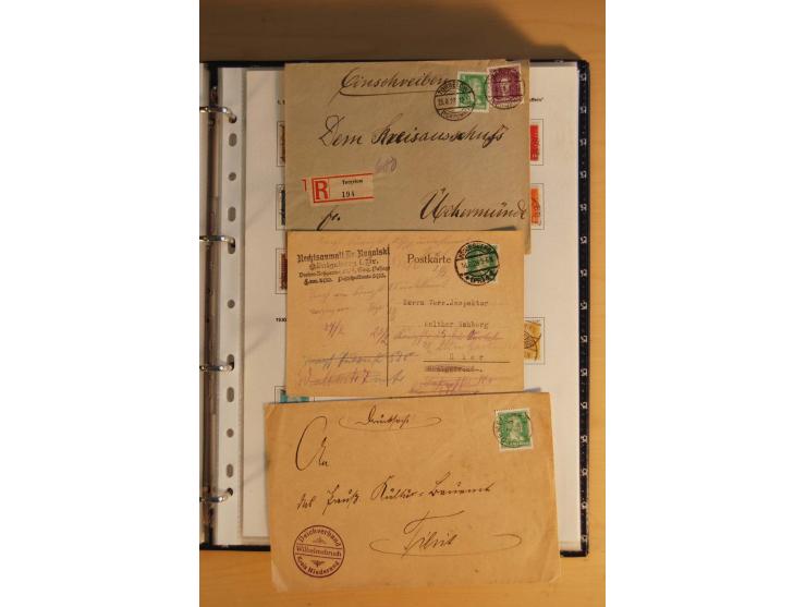 1872/1932, gestempelte Sammlung mit Mi.-Nr. 24 (Fotoattest Hennies BPP), 28 (Fotoattest Sommer BPP), Bl.1 etc., dabei auch et