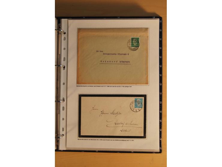1872/1932, gestempelte Sammlung mit Mi.-Nr. 24 (Fotoattest Hennies BPP), 28 (Fotoattest Sommer BPP), Bl.1 etc., dabei auch et