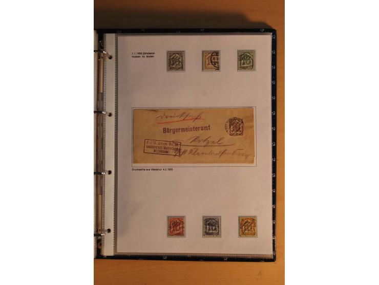 1872/1932, gestempelte Sammlung mit Mi.-Nr. 24 (Fotoattest Hennies BPP), 28 (Fotoattest Sommer BPP), Bl.1 etc., dabei auch et