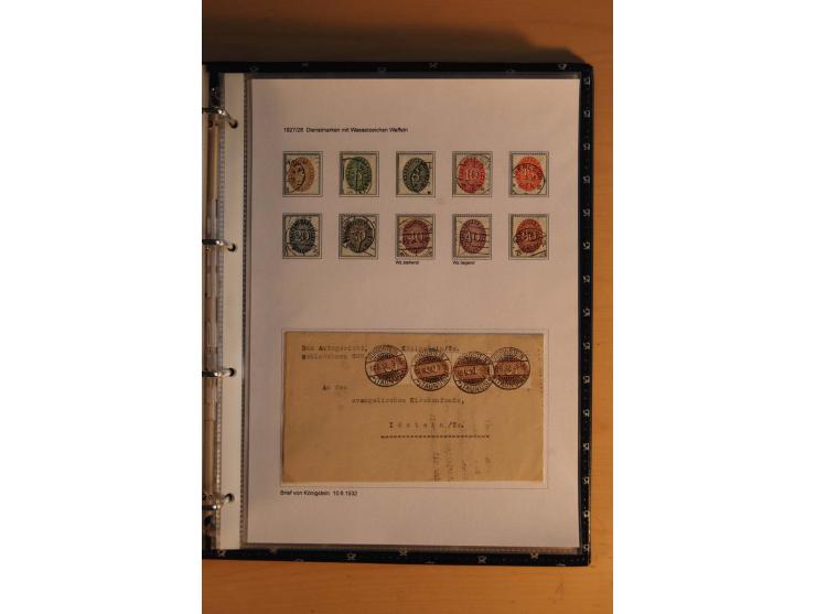 1872/1932, gestempelte Sammlung mit Mi.-Nr. 24 (Fotoattest Hennies BPP), 28 (Fotoattest Sommer BPP), Bl.1 etc., dabei auch et
