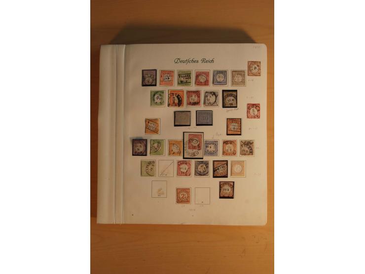 1872/1945, ungebrauchte und gestempelte, teils auch postfrische Sammlung mit u.a. Mi.-Nr. 66, 496-98 und Block 1-3, dazu gest