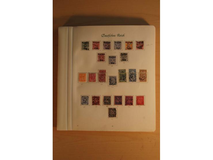 1872/1945, ungebrauchte und gestempelte, teils auch postfrische Sammlung mit u.a. Mi.-Nr. 66, 496-98 und Block 1-3, dazu gest
