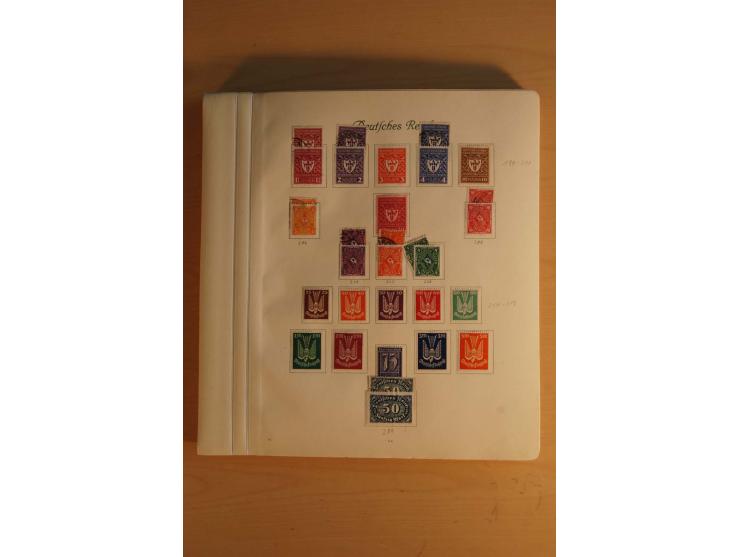1872/1945, ungebrauchte und gestempelte, teils auch postfrische Sammlung mit u.a. Mi.-Nr. 66, 496-98 und Block 1-3, dazu gest