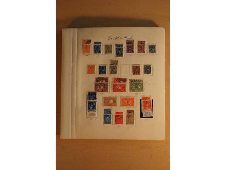 1872/1945, ungebrauchte und gestempelte, teils auch postfrische Sammlung mit u.a. Mi.-Nr. 66, 496-98 und Block 1-3, dazu gest