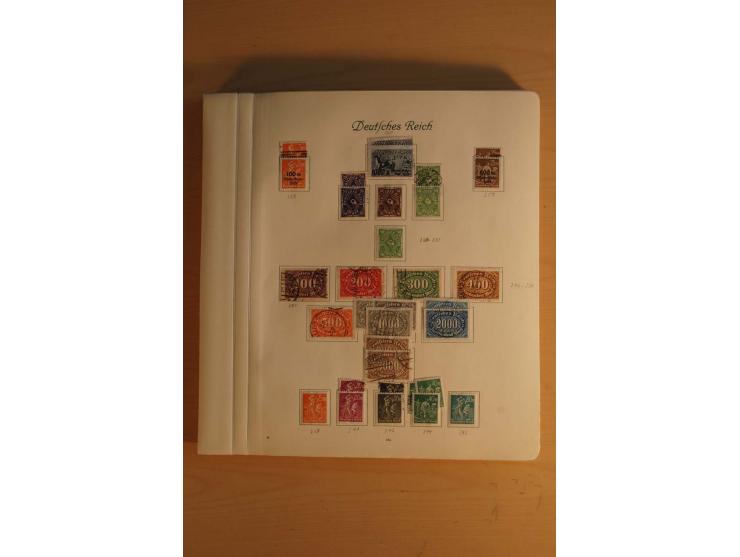1872/1945, ungebrauchte und gestempelte, teils auch postfrische Sammlung mit u.a. Mi.-Nr. 66, 496-98 und Block 1-3, dazu gest