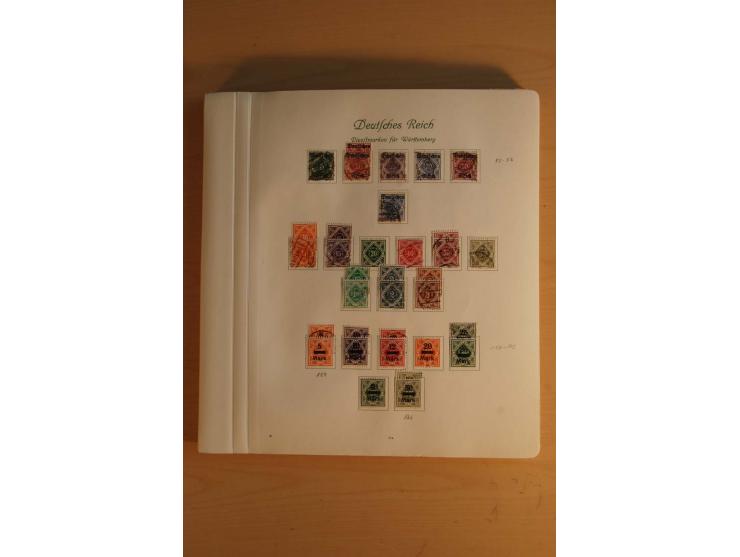 1872/1945, ungebrauchte und gestempelte, teils auch postfrische Sammlung mit u.a. Mi.-Nr. 66, 496-98 und Block 1-3, dazu gest