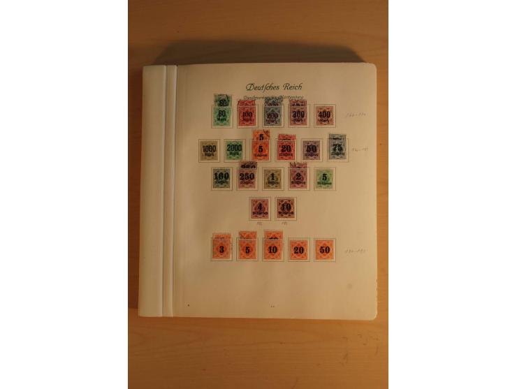 1872/1945, ungebrauchte und gestempelte, teils auch postfrische Sammlung mit u.a. Mi.-Nr. 66, 496-98 und Block 1-3, dazu gest