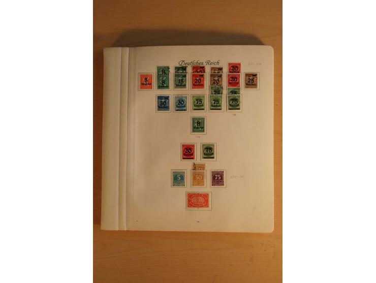 1872/1945, ungebrauchte und gestempelte, teils auch postfrische Sammlung mit u.a. Mi.-Nr. 66, 496-98 und Block 1-3, dazu gest