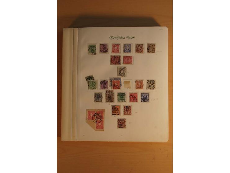 1872/1945, ungebrauchte und gestempelte, teils auch postfrische Sammlung mit u.a. Mi.-Nr. 66, 496-98 und Block 1-3, dazu gest