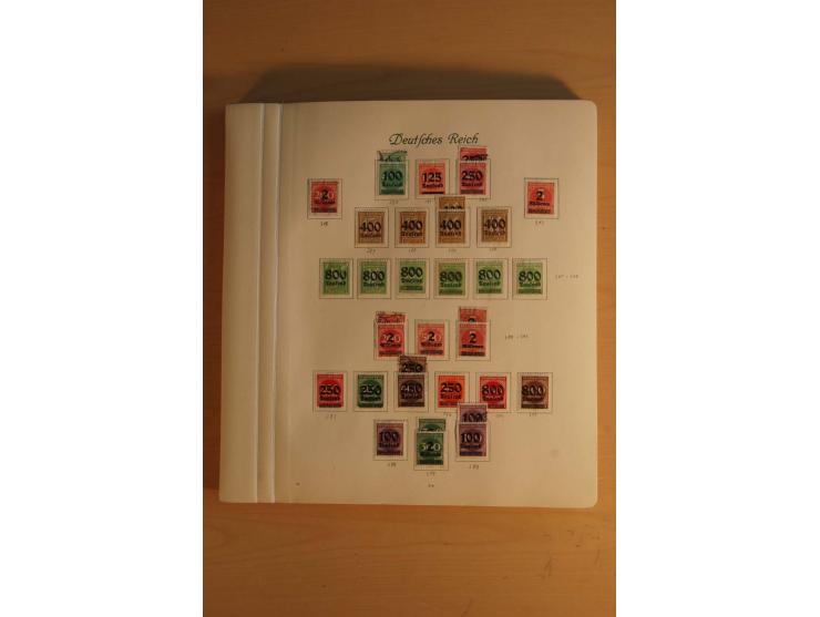 1872/1945, ungebrauchte und gestempelte, teils auch postfrische Sammlung mit u.a. Mi.-Nr. 66, 496-98 und Block 1-3, dazu gest