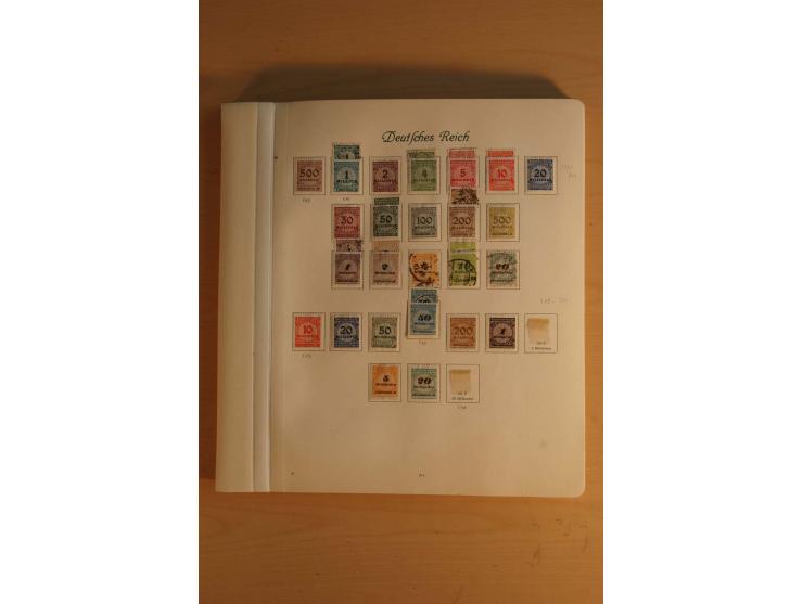 1872/1945, ungebrauchte und gestempelte, teils auch postfrische Sammlung mit u.a. Mi.-Nr. 66, 496-98 und Block 1-3, dazu gest