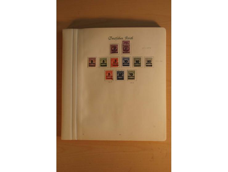 1872/1945, ungebrauchte und gestempelte, teils auch postfrische Sammlung mit u.a. Mi.-Nr. 66, 496-98 und Block 1-3, dazu gest
