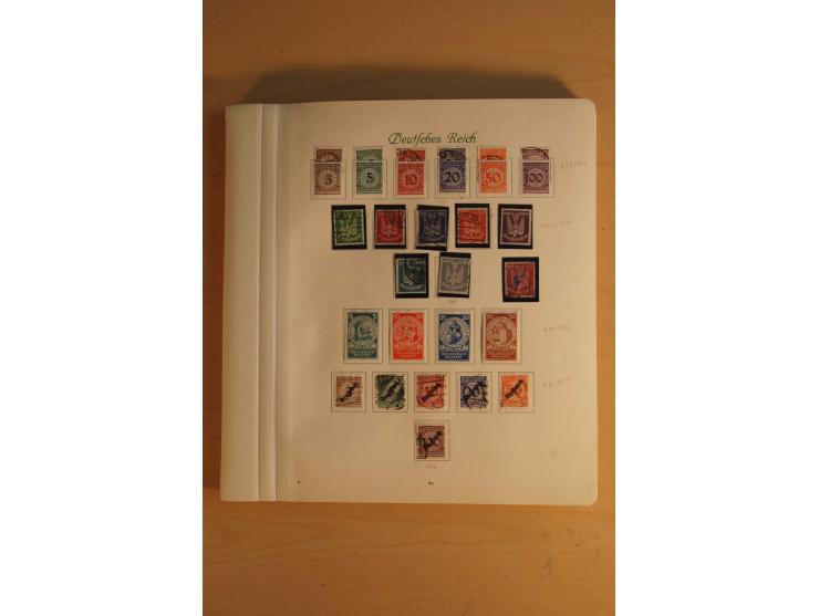 1872/1945, ungebrauchte und gestempelte, teils auch postfrische Sammlung mit u.a. Mi.-Nr. 66, 496-98 und Block 1-3, dazu gest