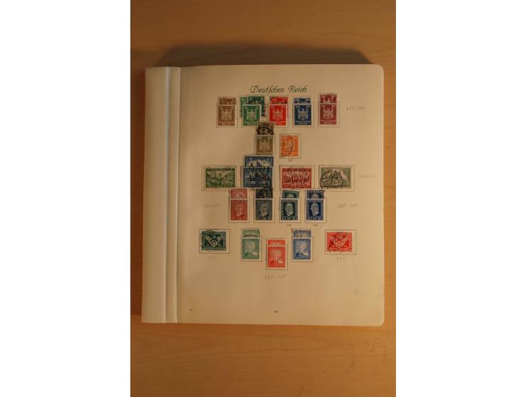 1872/1945, ungebrauchte und gestempelte, teils auch postfrische Sammlung mit u.a. Mi.-Nr. 66, 496-98 und Block 1-3, dazu gest