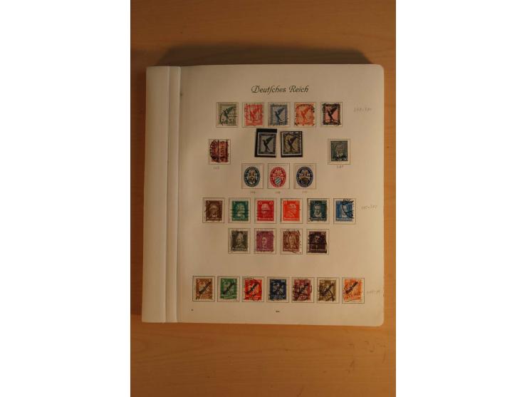 1872/1945, ungebrauchte und gestempelte, teils auch postfrische Sammlung mit u.a. Mi.-Nr. 66, 496-98 und Block 1-3, dazu gest