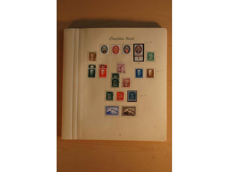 1872/1945, ungebrauchte und gestempelte, teils auch postfrische Sammlung mit u.a. Mi.-Nr. 66, 496-98 und Block 1-3, dazu gest
