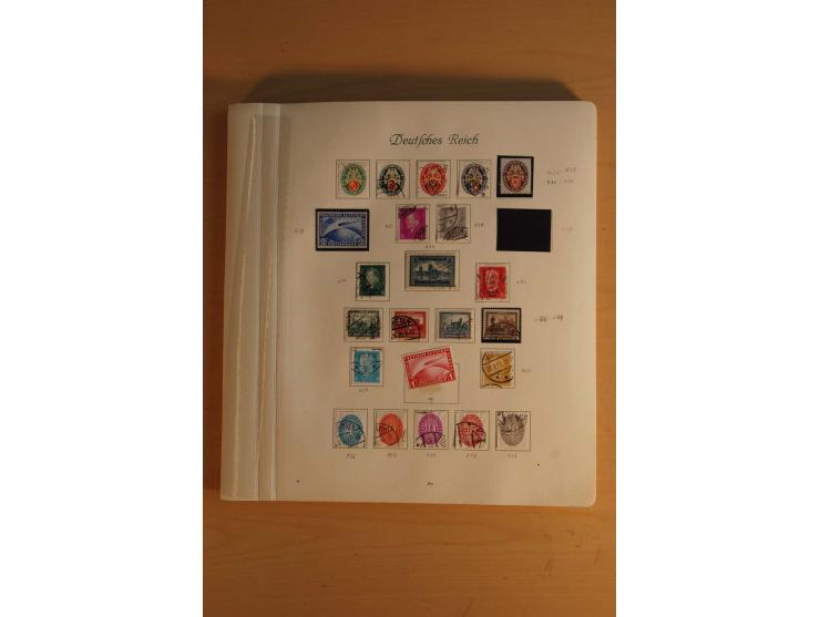 1872/1945, ungebrauchte und gestempelte, teils auch postfrische Sammlung mit u.a. Mi.-Nr. 66, 496-98 und Block 1-3, dazu gest