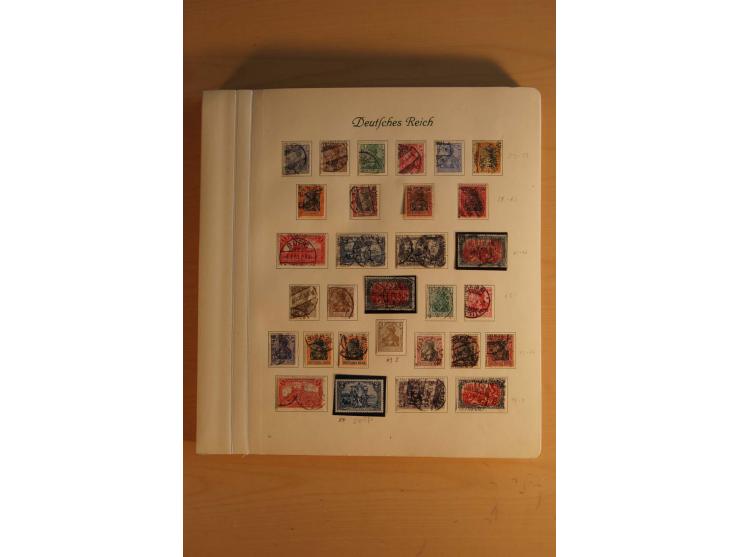 1872/1945, ungebrauchte und gestempelte, teils auch postfrische Sammlung mit u.a. Mi.-Nr. 66, 496-98 und Block 1-3, dazu gest