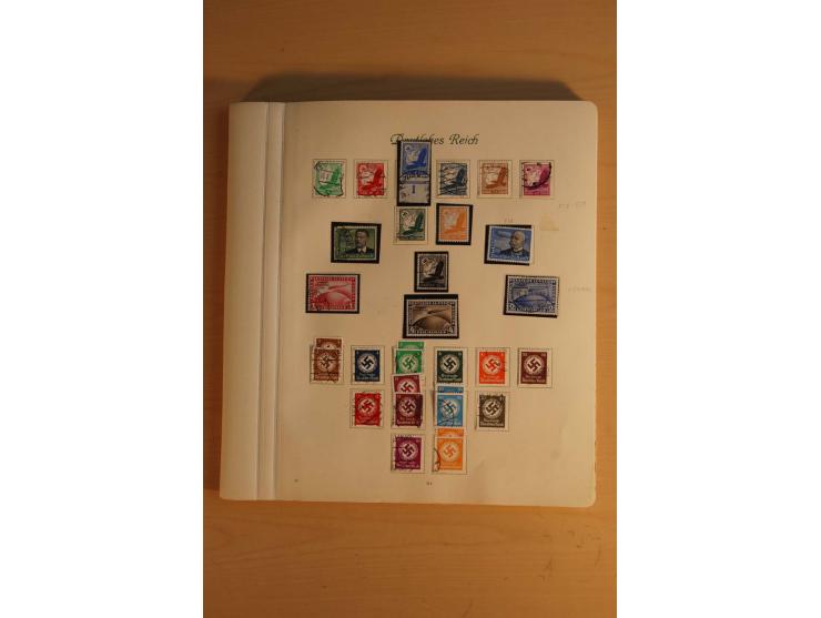 1872/1945, ungebrauchte und gestempelte, teils auch postfrische Sammlung mit u.a. Mi.-Nr. 66, 496-98 und Block 1-3, dazu gest