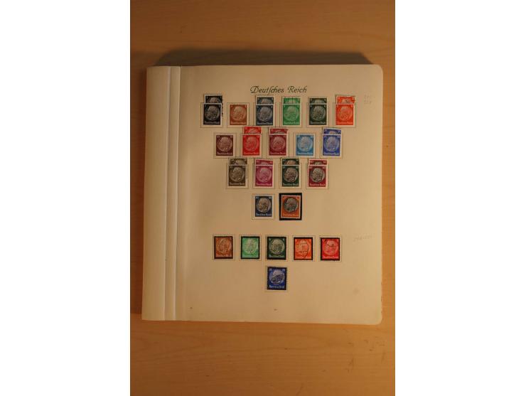 1872/1945, ungebrauchte und gestempelte, teils auch postfrische Sammlung mit u.a. Mi.-Nr. 66, 496-98 und Block 1-3, dazu gest