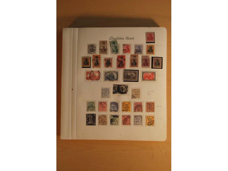 1872/1945, ungebrauchte und gestempelte, teils auch postfrische Sammlung mit u.a. Mi.-Nr. 66, 496-98 und Block 1-3, dazu gest