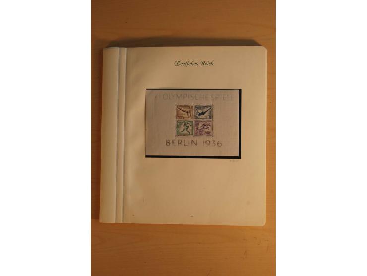 1872/1945, ungebrauchte und gestempelte, teils auch postfrische Sammlung mit u.a. Mi.-Nr. 66, 496-98 und Block 1-3, dazu gest