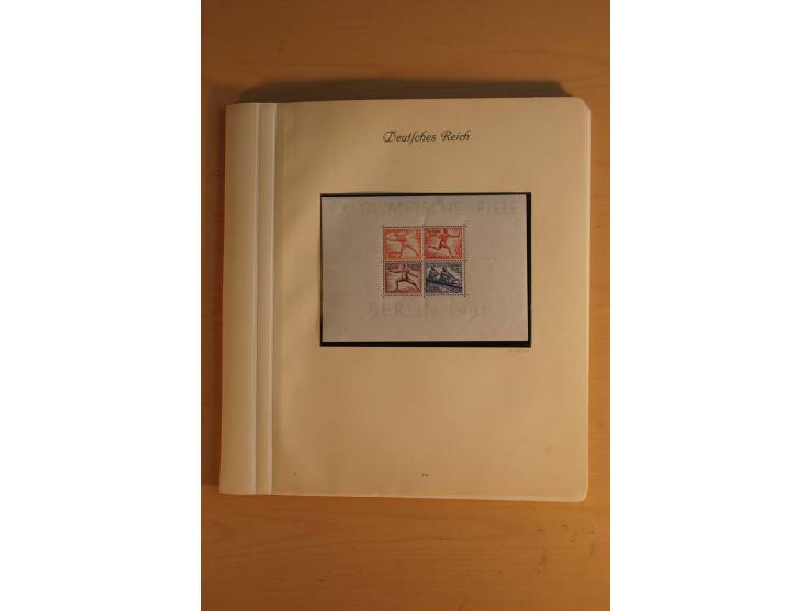 1872/1945, ungebrauchte und gestempelte, teils auch postfrische Sammlung mit u.a. Mi.-Nr. 66, 496-98 und Block 1-3, dazu gest