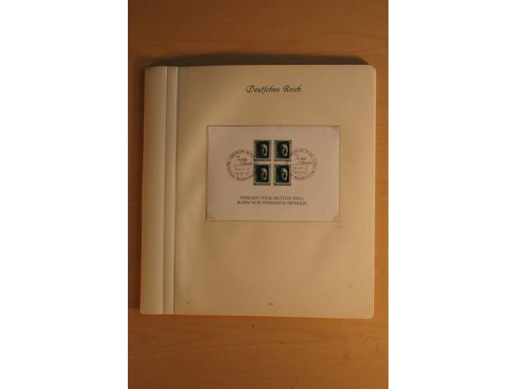 1872/1945, ungebrauchte und gestempelte, teils auch postfrische Sammlung mit u.a. Mi.-Nr. 66, 496-98 und Block 1-3, dazu gest