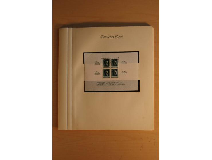 1872/1945, ungebrauchte und gestempelte, teils auch postfrische Sammlung mit u.a. Mi.-Nr. 66, 496-98 und Block 1-3, dazu gest