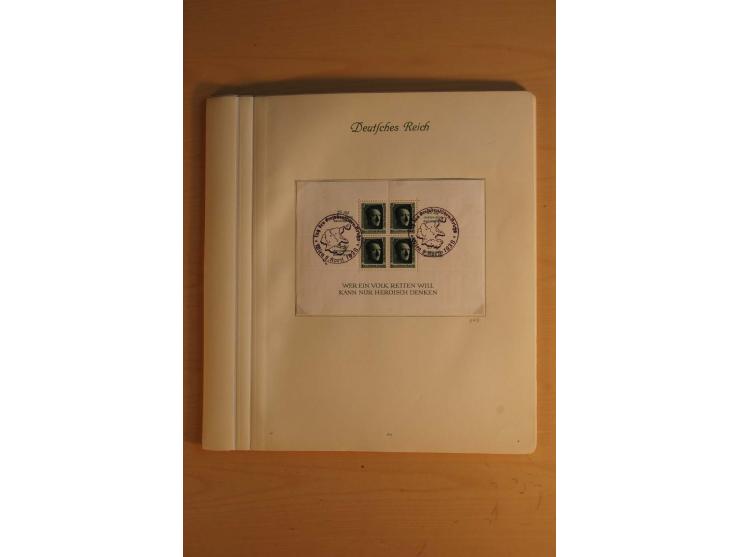 1872/1945, ungebrauchte und gestempelte, teils auch postfrische Sammlung mit u.a. Mi.-Nr. 66, 496-98 und Block 1-3, dazu gest