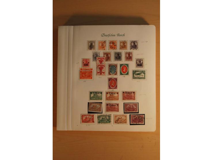 1872/1945, ungebrauchte und gestempelte, teils auch postfrische Sammlung mit u.a. Mi.-Nr. 66, 496-98 und Block 1-3, dazu gest