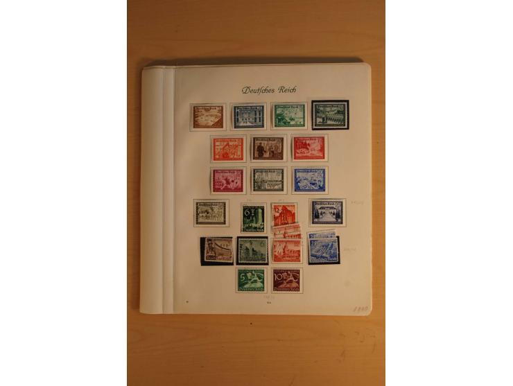 1872/1945, ungebrauchte und gestempelte, teils auch postfrische Sammlung mit u.a. Mi.-Nr. 66, 496-98 und Block 1-3, dazu gest