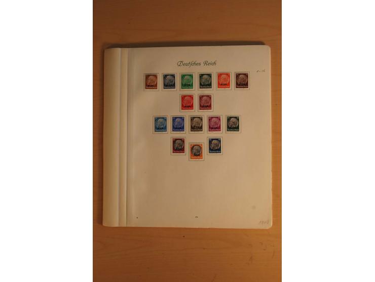 1872/1945, ungebrauchte und gestempelte, teils auch postfrische Sammlung mit u.a. Mi.-Nr. 66, 496-98 und Block 1-3, dazu gest