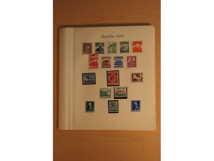 1872/1945, ungebrauchte und gestempelte, teils auch postfrische Sammlung mit u.a. Mi.-Nr. 66, 496-98 und Block 1-3, dazu gest