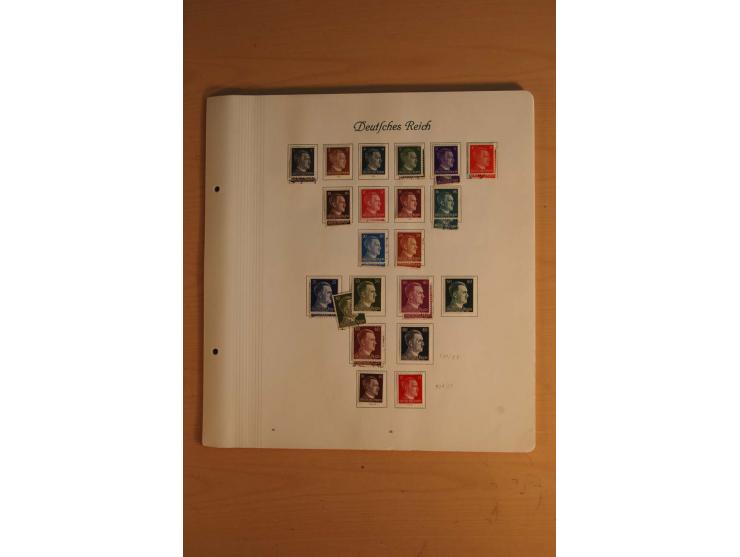 1872/1945, ungebrauchte und gestempelte, teils auch postfrische Sammlung mit u.a. Mi.-Nr. 66, 496-98 und Block 1-3, dazu gest